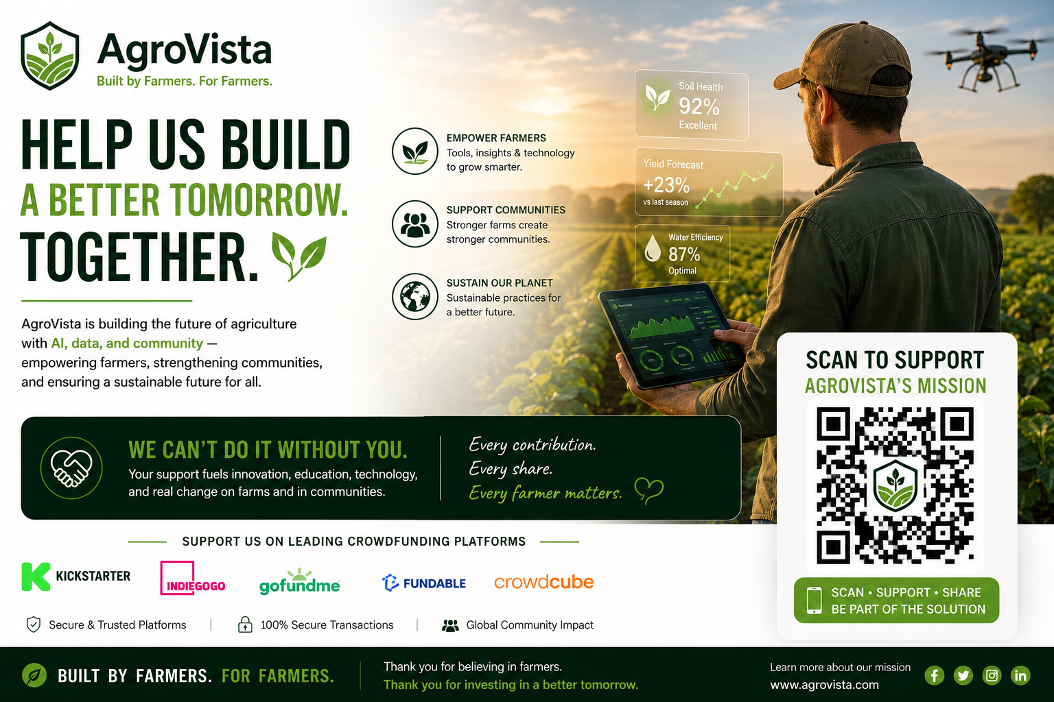 AgroVista agricultural platform